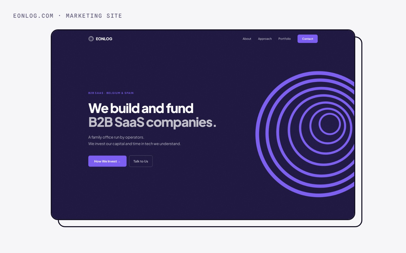 EONLOG website — Website